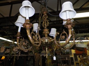 shopatblu brass chandelier