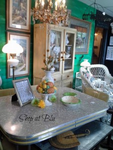 The Blue Building antiques and consignment vintage yellow kitchen shopatblu
