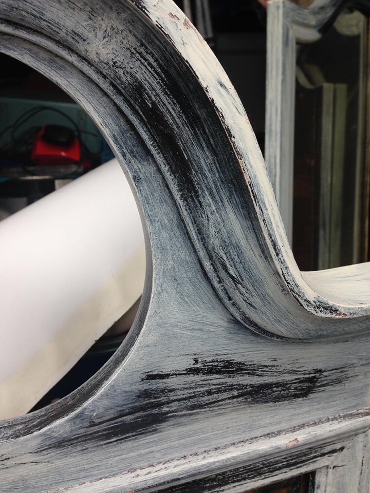shopatblu distressed mirror