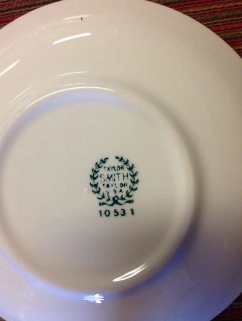Maker's mark on china patterns at The Blue Building Antiques in Alabaster, AL
