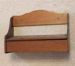 The Blue Building Antiques Shopatblu repurposed wooden calendar spice rack