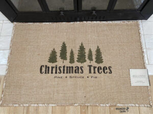 The Blue Building Antiques Shopatblu DIY Christmas Gifts stenciled rug