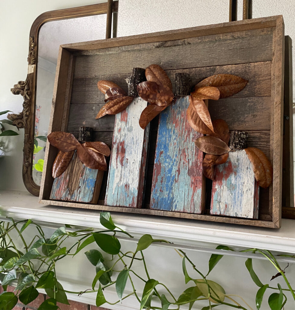 shopatblu the blue building antiques vintage wood pumpkin display