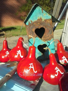 Alabama Football Gourds Project!  Roll Tide Roll!