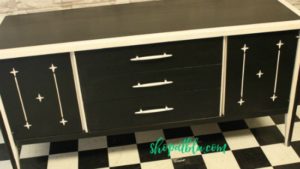 Mid Century Modern Console Upcycle with L’Essentiel Botanics Furniture Paint