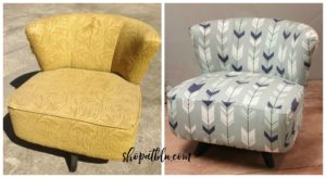 Modern Upholstered Chair with Modern Flair!