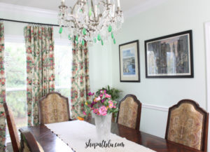 The Blue Building Antiques Shopatblu dining room reveal wall