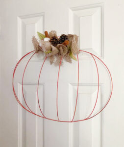 Dollar Tree Pumpkin DIY Door Decor