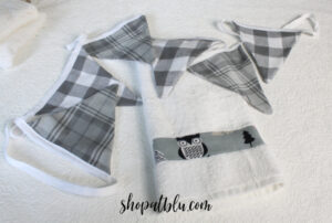 The Blue Building Antiques Shopatblu Flannel Projects How to Embellish Hand Towels crafting with flannel final