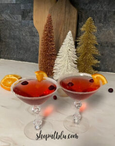 The Blue Building Antiques Shopatblu cranberry orange martini