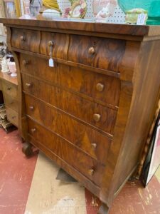 shopatblu Antique tiger oak chest