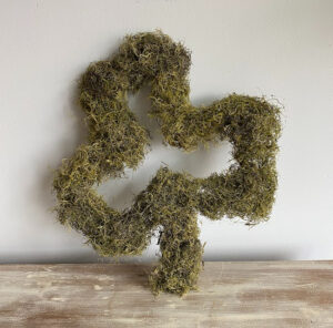 shopatblu shamrock moss wreath
