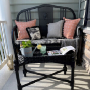 shopatblu decorate porch white lilac farmhouse