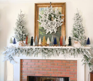 shopatblu how to decorate a mantle
