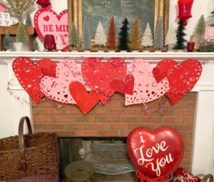 shopatblu valentines mantle mantel