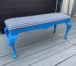 shopatblu diy upcycled piano bench repainted