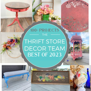 shopatblu thrift store decor team graphic 2023 roundup